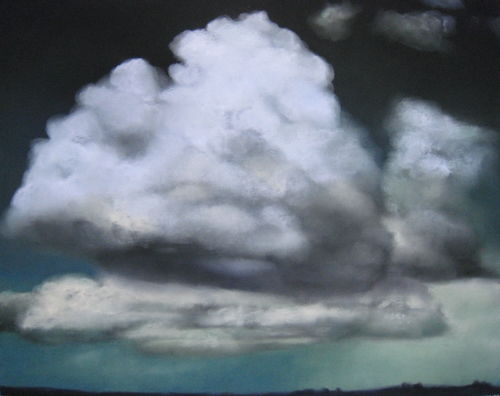 Towering Cloud 17x21 3/8 $2500 at Hunter Wolff Gallery
